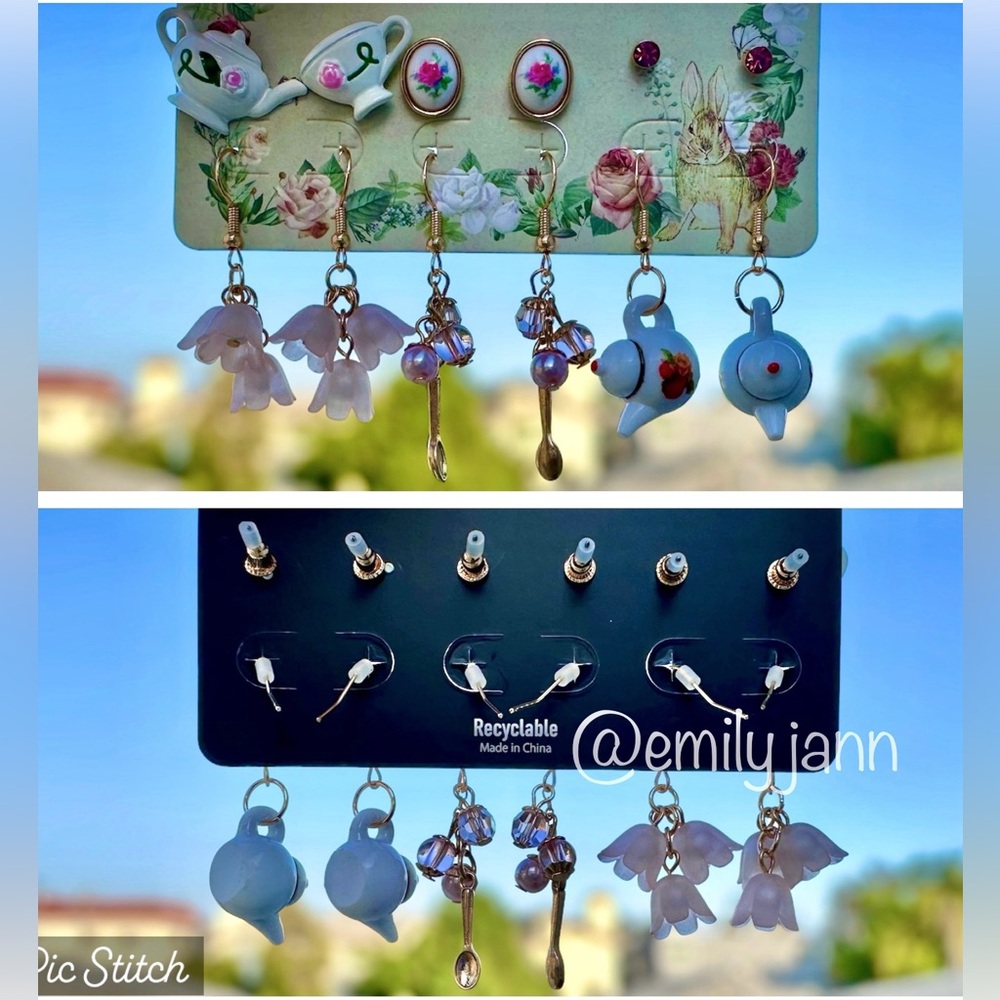 Teapot🫖Earring Set - Picture 2 of 3